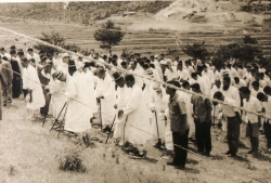 금정-신북간 도로개설 기공식(1967년)